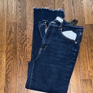 Zara Dark Blue Straight Leg Jeans
